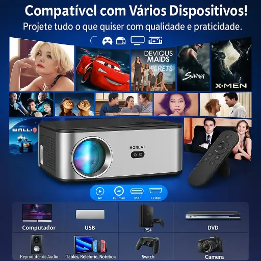Compatível com mais dispositivos